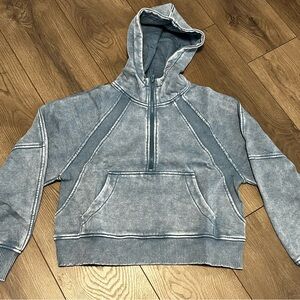 Zenana Outfitters Faded Gray Pullover Hoodie